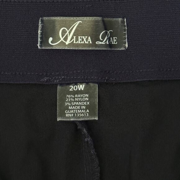 Alexa Rae Polka Dot Pant Plus Sz 20w Straight  Leg Business Office Siren Work - Picture 7 of 10